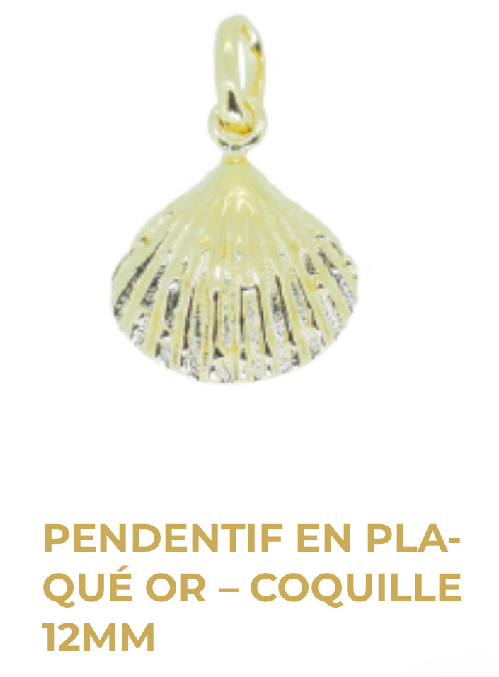 Coquille en Plaqué Or
