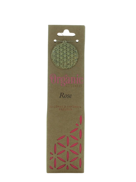 Encens Cône à la rose Organic